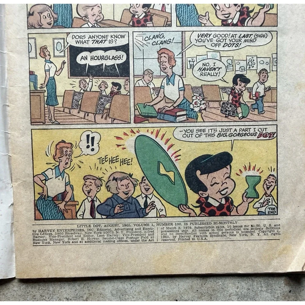 Harvey Comics Little Dot No. 104 Silver Age Comic Book GOOD-